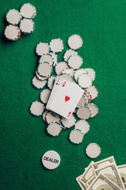 Live dealer table with professional croupier
